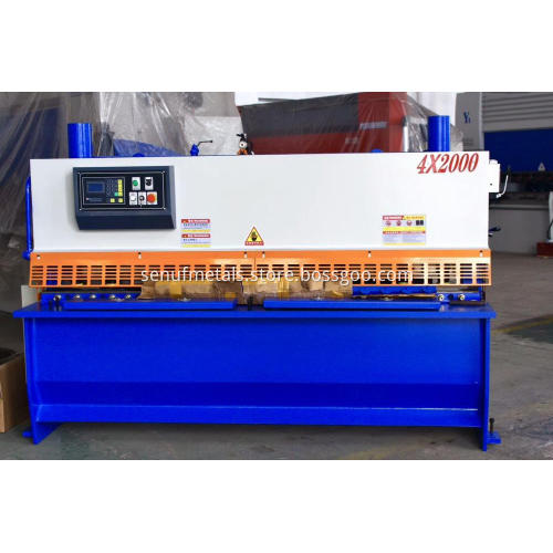 4*2000 NC guillotine shearing machine